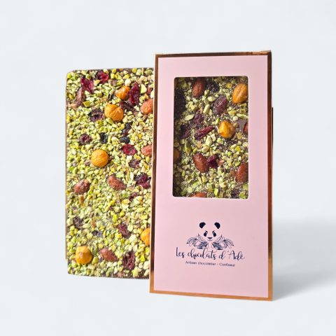 Tablette mendiants chocolat noir - Tous les chocolats - Les Chocolats D'ade